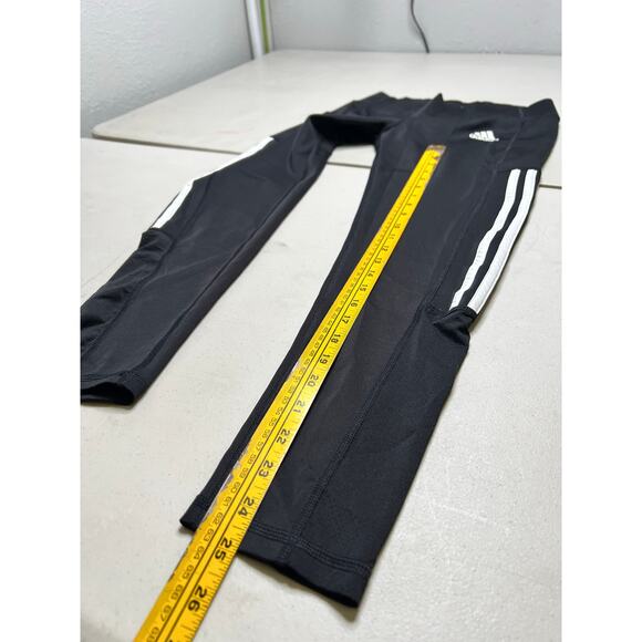 Adidas Black Primegreen Aeroready High Rise Pull On women Leggings Size Medium - Picture 5 of 12